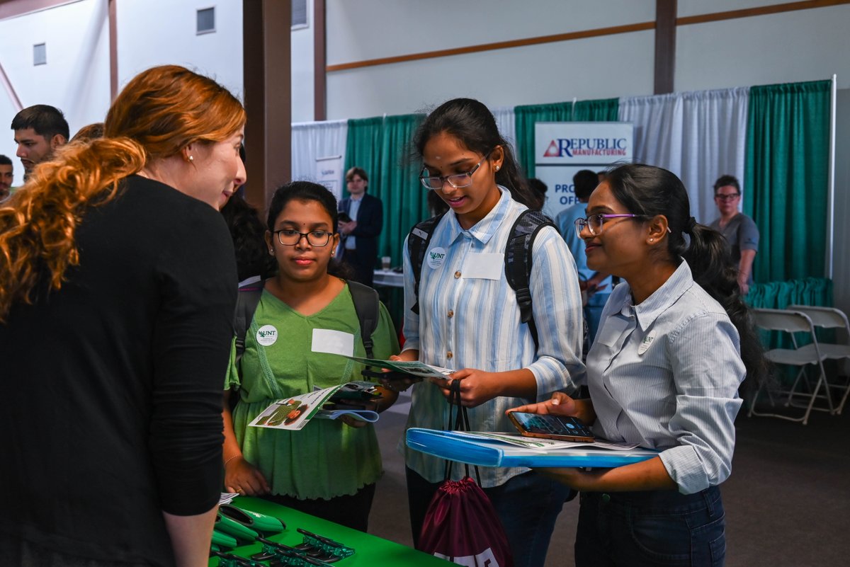 Just like that the 2024 Spring STEM Career Fair is over! Last Wednesday many employers packed Discovery Park to meet with you.

Thank you to everyone who came out. We hope you had a blast and networked with many of your favorite companies! 

@UNTEngineering @UNTCMHT