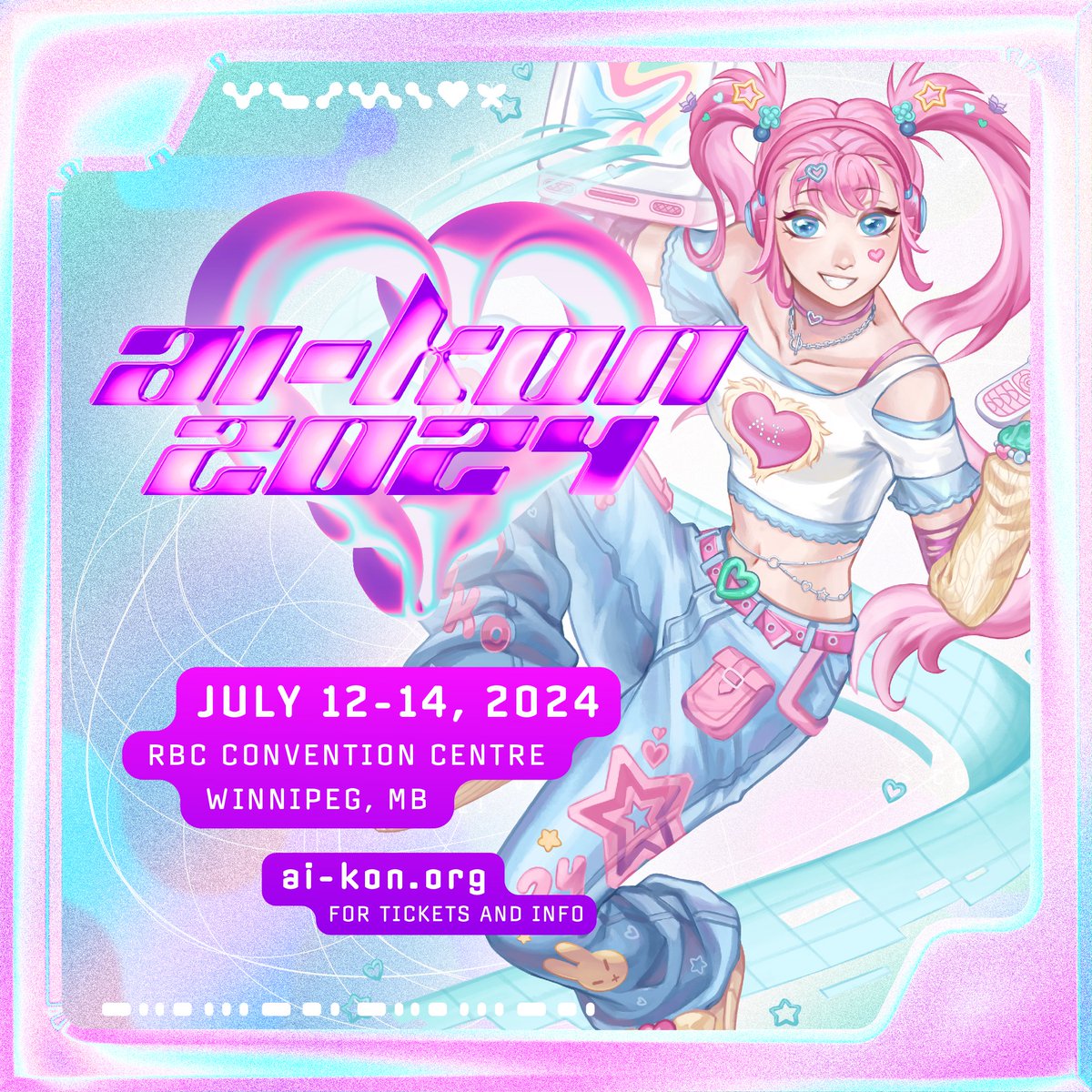 aikonwinnipeg's tweet photo. Get ready! Ai-Kon 2024 is on July 12-14, 2024, at the RBC Convention Centre in Winnipeg, MB! Tickets available now via https://t.co/C28tXocs5x https://t.co/2vpXZjWU82