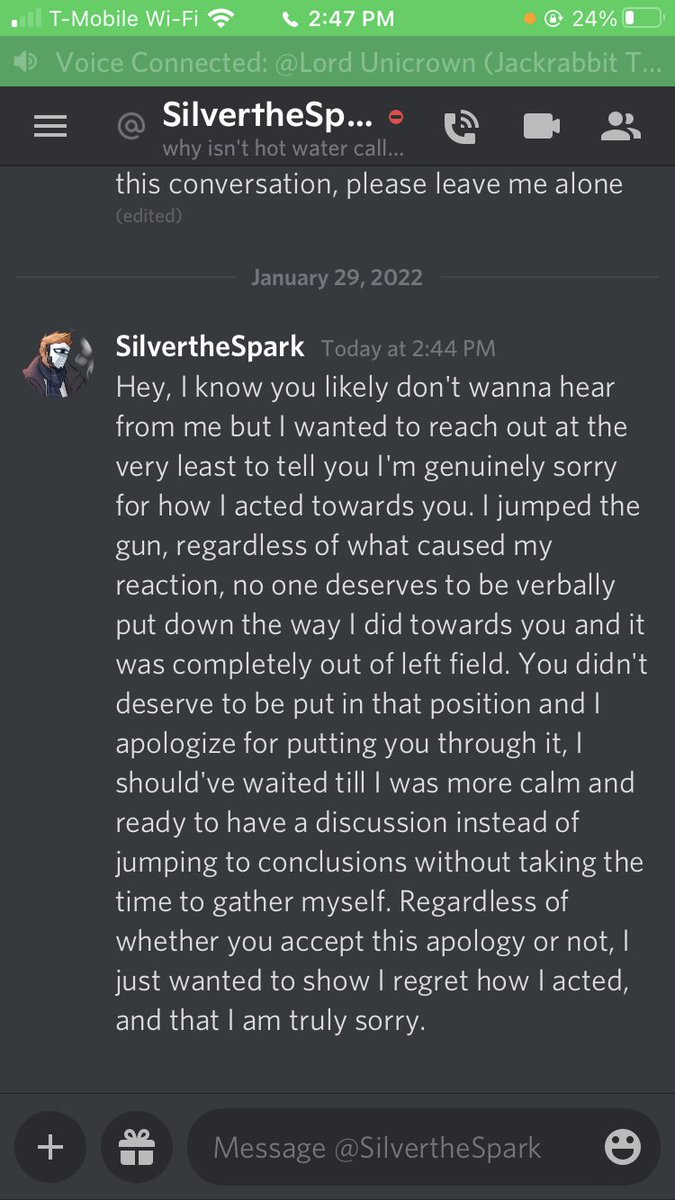 <a href="/SilvySpark/">Silvy, The Masked Himbo Vtuber 🔜TwitchCon</a> had blocked me before posting his document, here he is apologizing to me for the very same thing he’s currently denying

And here’s him apologizing to <a href="/cameoninja/">LethalTomboy</a> for the exact same thing

You dare lie after all the shit you put us through