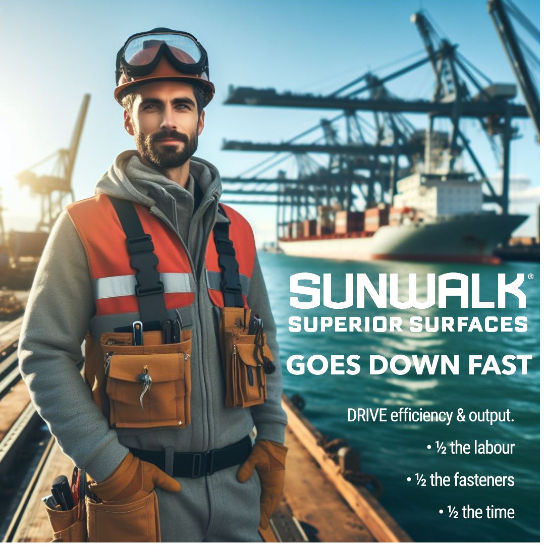SunWalkDocks's tweet photo. Make marine construction projects faster and more profitable with modularity, quality, and durability from SunWalk® Marine Decking!
#marineconstruction #dockconstruction #business #businessgrowth #dockpros #contractors https://t.co/PrEUxEMPZn