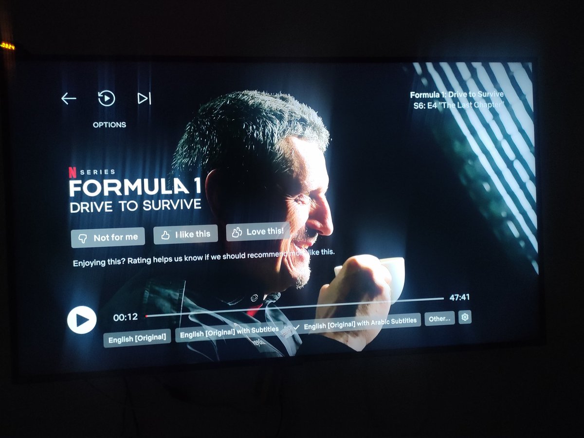 Well i'll watch the Ep4 #TheLastChapter 
#DriveToSurvive #Netflix