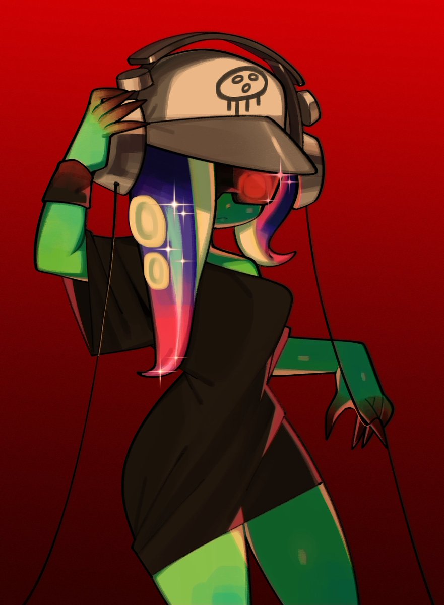 FiinelRush's tweet image. old dedf1sh art since #Splatoon3 is trending