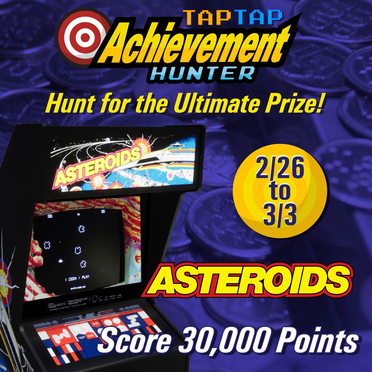 taptapiowacity's tweet photo. π―πΉοΈPlay. Score. Redeem your Prize!
This week's hunt: Asteroids βοΈ
Score 30,000 points to win!!
#taptap #doubletap #beercade #downtowniowacity #iowacitypedmall https://t.co/nI7EOf44mq