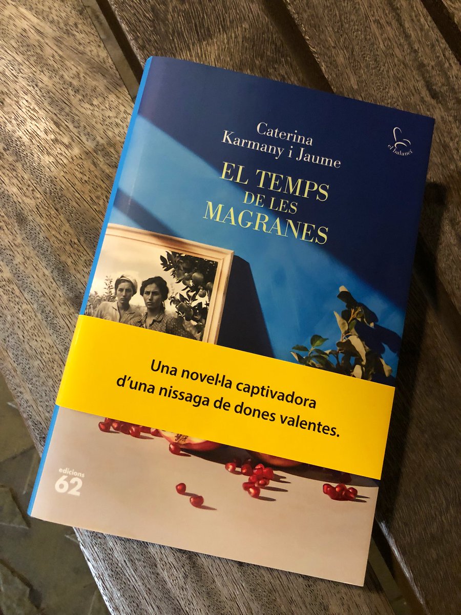 Acabar el dilluns bé, i una nova lectura pendent, “El temps de les magranes”, òpera prima de Caterina Karmany <a href="/CaterinaKarmany/">Caterina Karmany</a> <a href="/OnaLlibres/">Ona Llibres</a> #Mallorca #Dones 📖