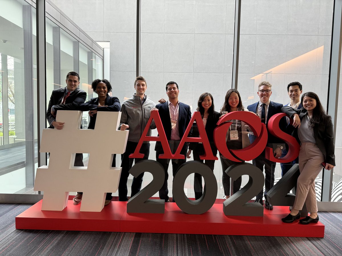 Great representation by our Ortho Residents at the 2024 annual AAOS meeting in San Francisco, CA! #stanfordortho #residents #aaos2024 #annualmeeting