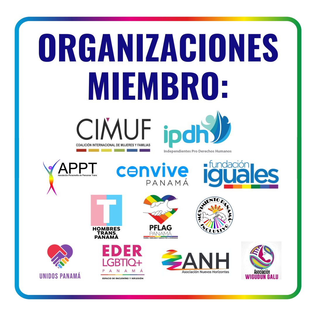 redlgbtiqpanama's tweet photo. Las organizaciones LGBTIQ+ nos hemos unido en el marco de las elecciones para fortalecer la defensa y promoción de nuestros derechos a nivel nacional con el fin de fomentar la participación política y representación positiva de nuestra comunidad🏳️‍🌈🏳️‍⚧️🇵🇦 #NuestroVotoCuenta🏳️‍🌈🇵🇦 https://t.co/hyBxH3S6SI