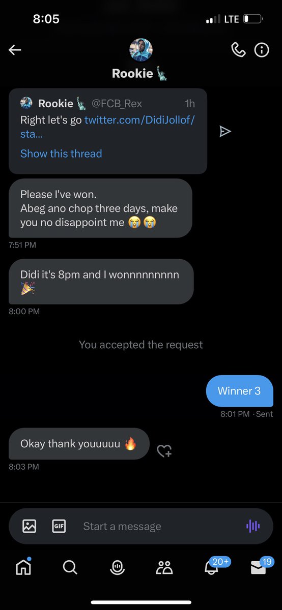 DidiJollof's tweet photo. We have our 8 winners https://t.co/LzGR1sTErD