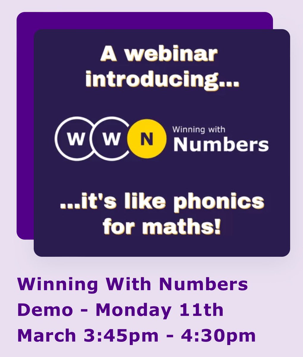 Winning With Numbers tweet media
