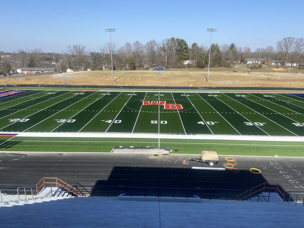 WBCoachReeves's tweet photo. Wow this is nice.  I can't wait to see it from a drone shot.  That is coming soon! https://t.co/bzm04eQKS5