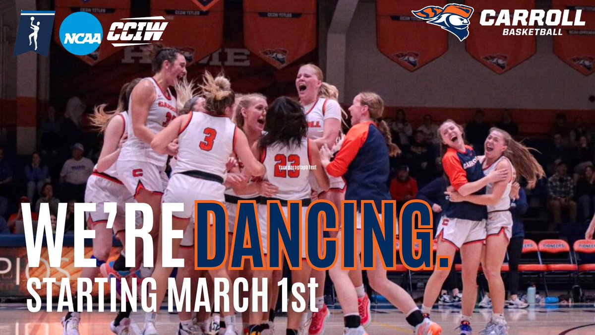 Carroll University Athletics tweet media