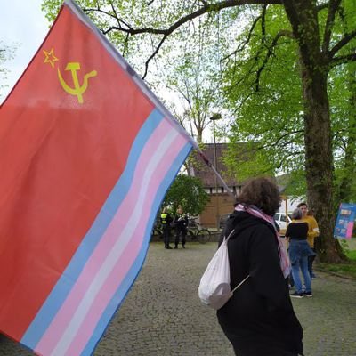xangor's tweet image. Transkommunismus ist Kommunismus ✊️🏳️‍⚧️ Freundschaft. 
#SpaßMitFlaggen