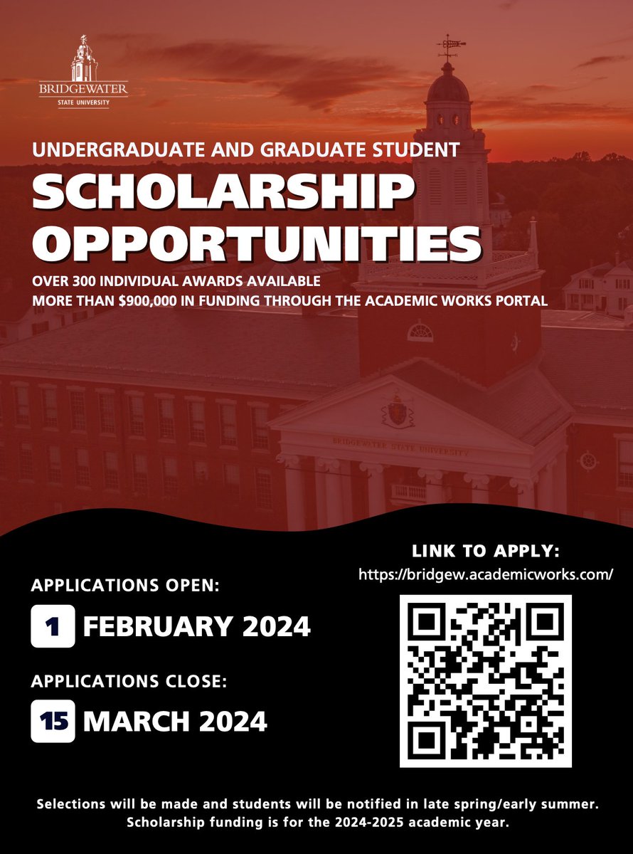 BridgeStateU's tweet photo. With nearly $1 million in funding for more than 300 scholarships available, there's plenty of incentive to click the link below before March 15! 

https://t.co/LrUHd9qlRn https://t.co/OBXynM0gMh