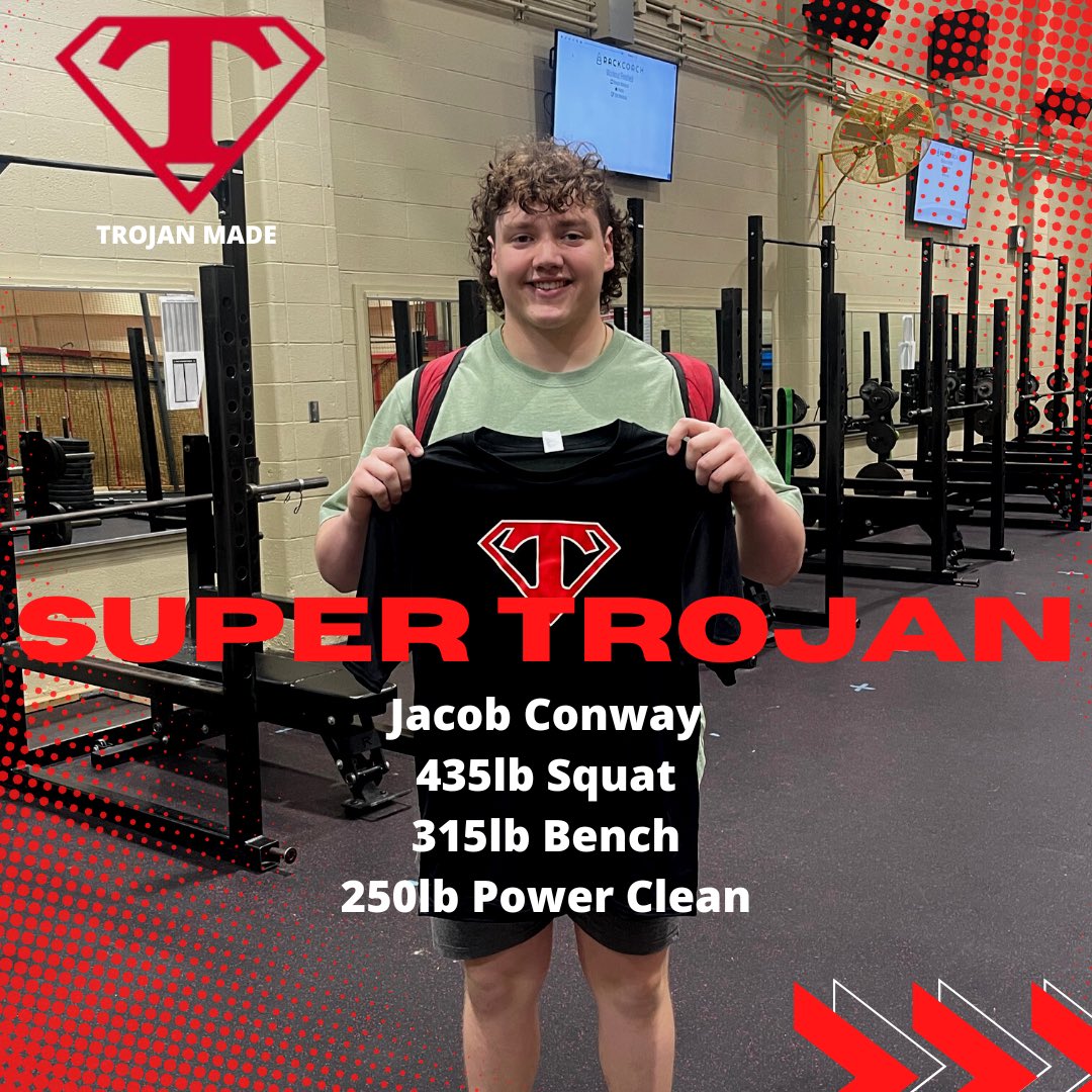 S/O to Jacob Conway on becoming just our 3rd Super Trojan!! @PHTrojansFB @ParkHillSchools @parkhillactivi1 @conway_jacob719 #Trojanmade ⚔️