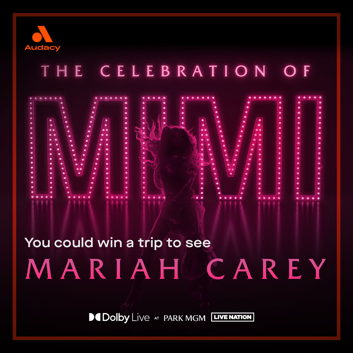 This isn’t just a “Fantasy,” it’s really happening! Enter for a chance to win a trip to Las Vegas to see Mariah Carey at Dolby Live at Park MGM 🎤 ✨ 

Tune into our station at 9:00am, 12:00pm, and 3:00pm for the keyword to win!

Rules: auda.cy/MCRules