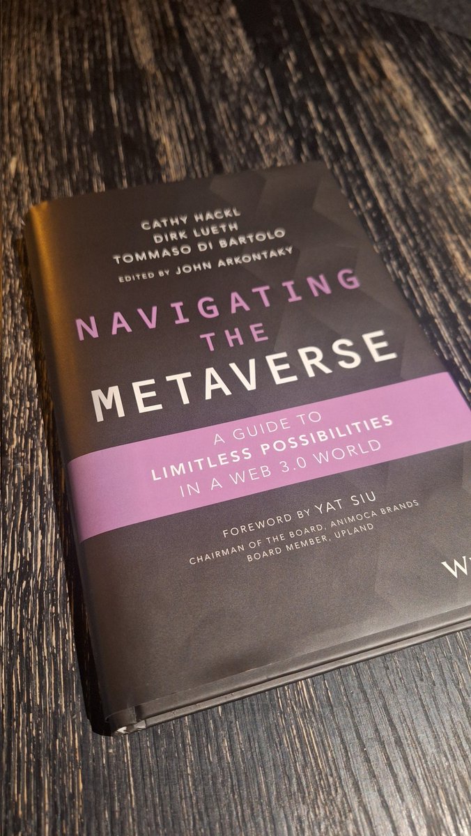Excited about this read! 

@CathyHackl what a visionary and trailblazer! 

'The question is: Will you be a leader in this new customer journey found in the metaverse? Will your company be a part of a cultural shift?'

@teamawedacity @metastephanie 🩷 excited to be on this journey