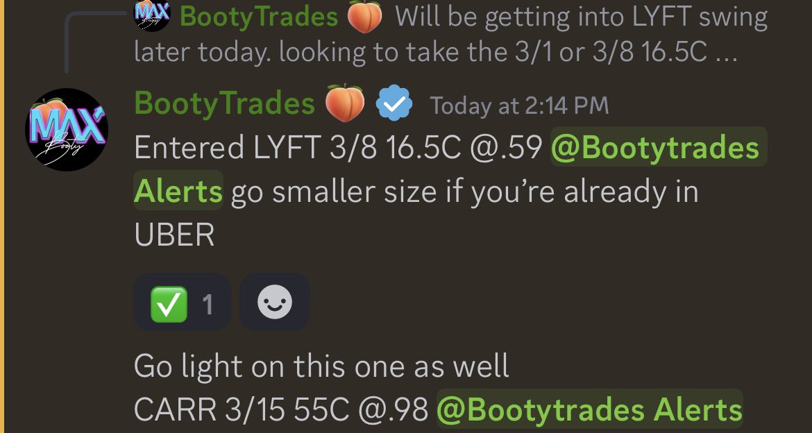 TradesBooty's tweet photo. Swinging $uber $lyft $carr https://t.co/puaXfEcUtc