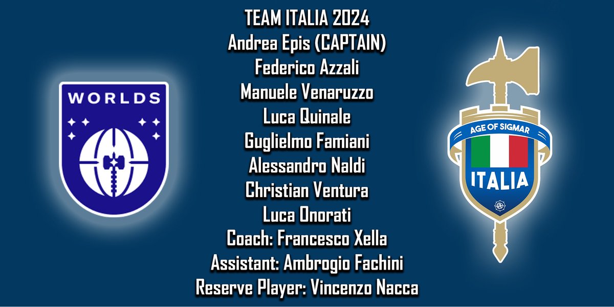 Team Italy - AoS Worlds tweet media