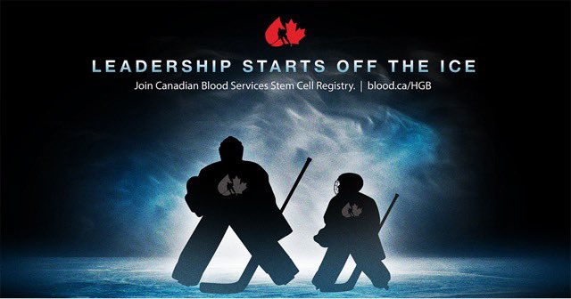 Honing your on ice skills at a young age is important. Growing your off-ice impact can start young too! Learn about <a href="/CanadasLifeline/">Canadian Blood Services</a> stem cell registry and grow your game. 

Individuals between the ages of 17-35 can register and inspire at Blood.ca/hgb.