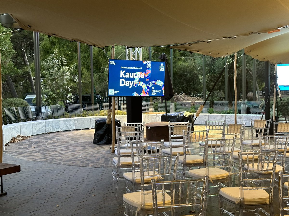 Kaurna Day about to start <a href="/UniofAdelaide/">Uni of Adelaide</a> #kaurnaday #uniofadelaide