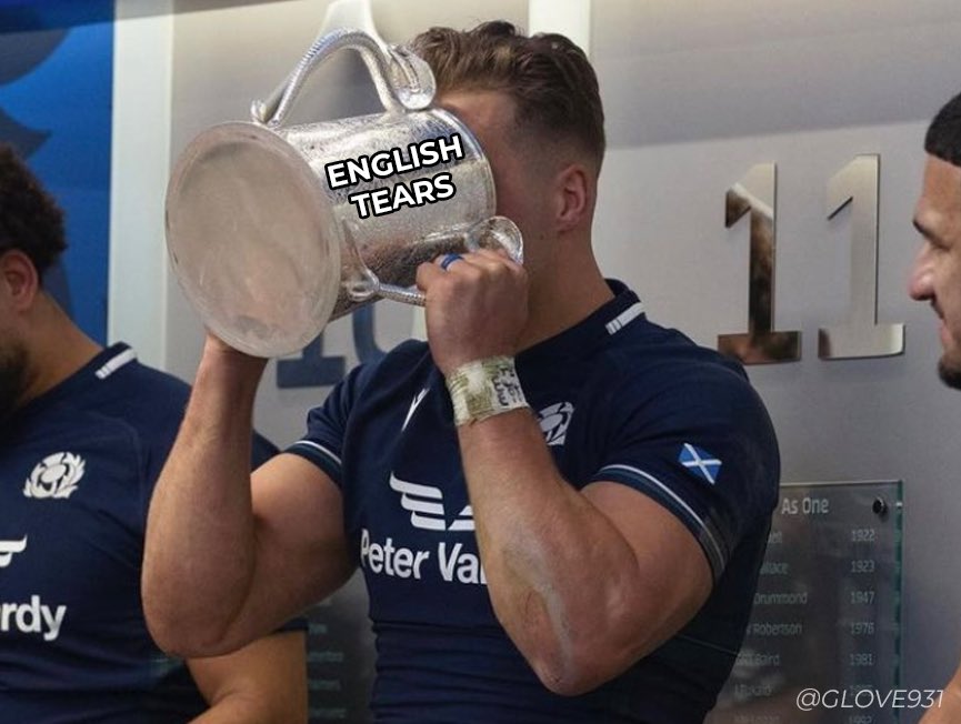 Every, “but he’s not Scottish” comment I see makes Saturday a little sweeter