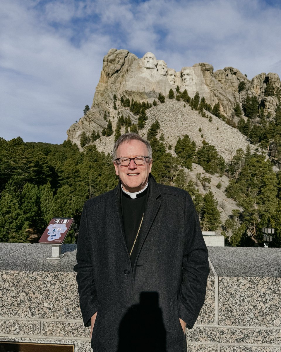 Friends, I’m in Rapid City for the funeral of my friend and brother bishop Peter Muhich. I had some time this morning to explore and made a stop at Mount Rushmore. Please keep Bishop Muhich, his family, and the Diocese of Rapid City in your prayers.