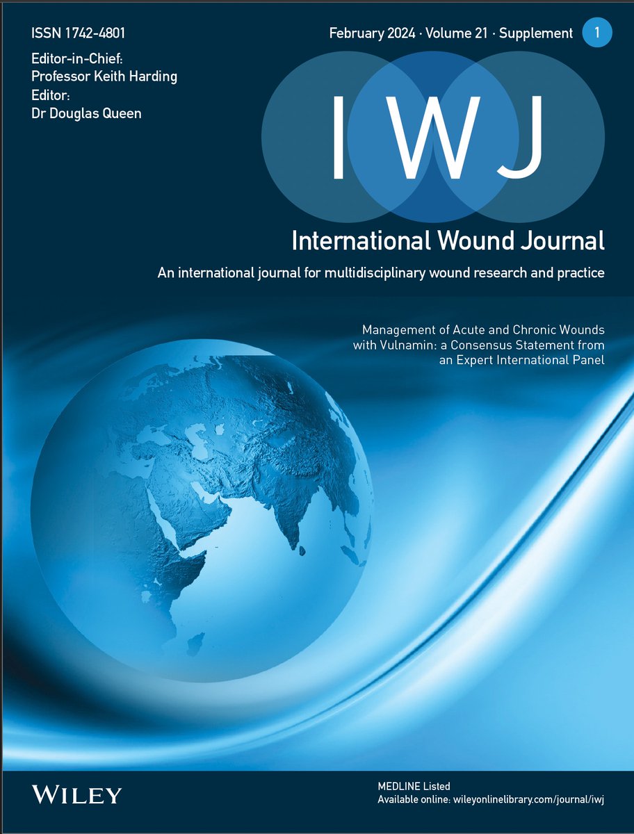 We are pleased to highlight our first supplement of 2024. This is an interesting collection of articles on a novel therapeutic, a combination of hyaluronic acid and amino acids in the management of acute and chronic wounds. Check it out at: onlinelibrary.wiley.com/toc/1742481x/2…