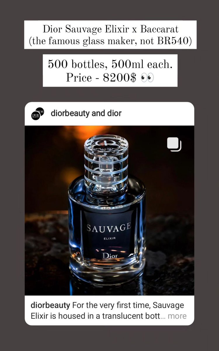 We all know that the best Elixir on the market is Dior Sauvage but it's aight go off with your little opinions 

#SOTD #SOTN #fragrance #FragHead #fraghead #parfumcollection #smellgood #perfumlover 
#Fragzspace #Perfume #nicheperfumes #perfumeaddict #scentoftheday #perfumes…