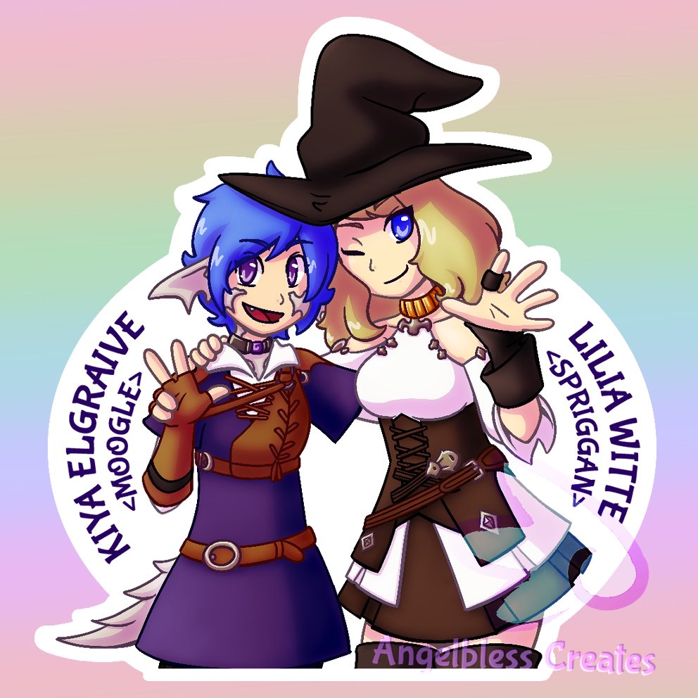 My Final Fantasy XIV Warriors of Light for the Kupocon Pom Central WoL/Trinket trade!!

Had an absolute blast meeting so many people and exchanging stickers, everyone's characters are so lovely! 🥰

#kupocon