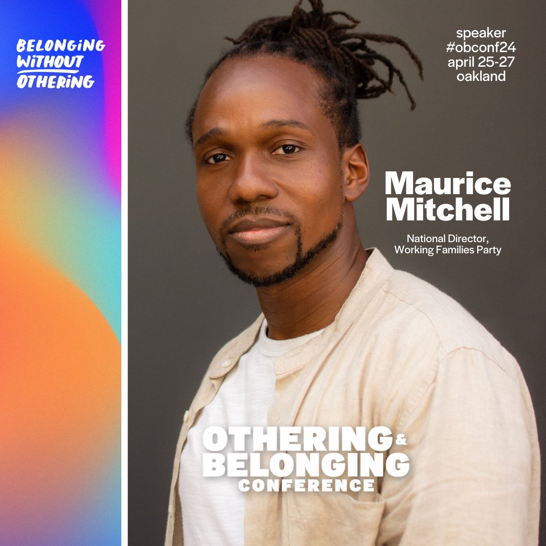 Exciting news everyone! @MauriceWFP, the @WorkingFamilies's national director, is a keynote speaker for the 2024 Othering and Belonging Conference. We guarantee insightful discussions on bridging across differences and forming meaningful connections that will better…