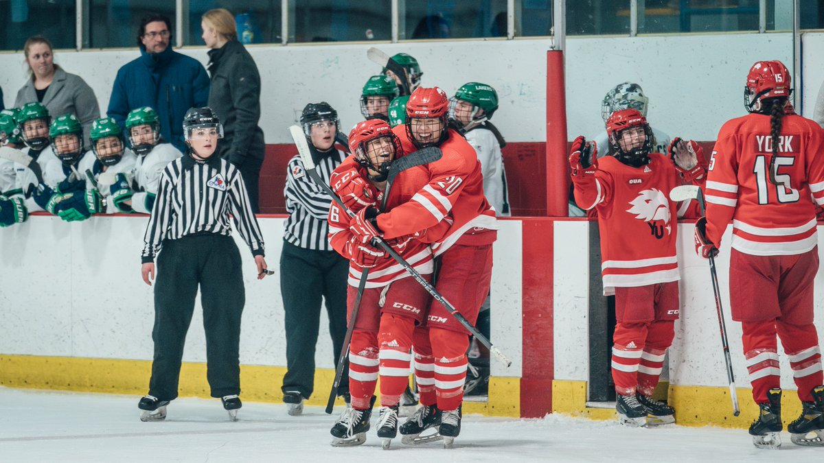 York Lions (@yorkulions) on Twitter photo We're ready for more women's hockey hugs! Are you?
The York Lions are headed to Waterloo on Wednesday to face the Waterloo Warriors in the OUA Semi-finals game 1.
Game 2 is back at Canlan on Saturday evening.
LETS GO LIONS <a href="/WhkyYork/">YorkLionsWHKY</a> 🦁
#LionPride #OUA We're ready for more women's hockey hugs! Are you?
The York Lions are headed to Waterloo on Wednesday to face the Waterloo Warriors in the OUA Semi-finals game 1.
Game 2 is back at Canlan on Saturday evening.
LETS GO LIONS <a href="/WhkyYork/">YorkLionsWHKY</a> 🦁
#LionPride #OUA