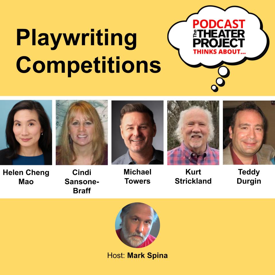 New podcast alert!

Five writers sit down with Mark Spina to share their experiences and give us their take on the pros and cons of sharing work in competitions.

Listen at thetheaterproject.org/podcast!