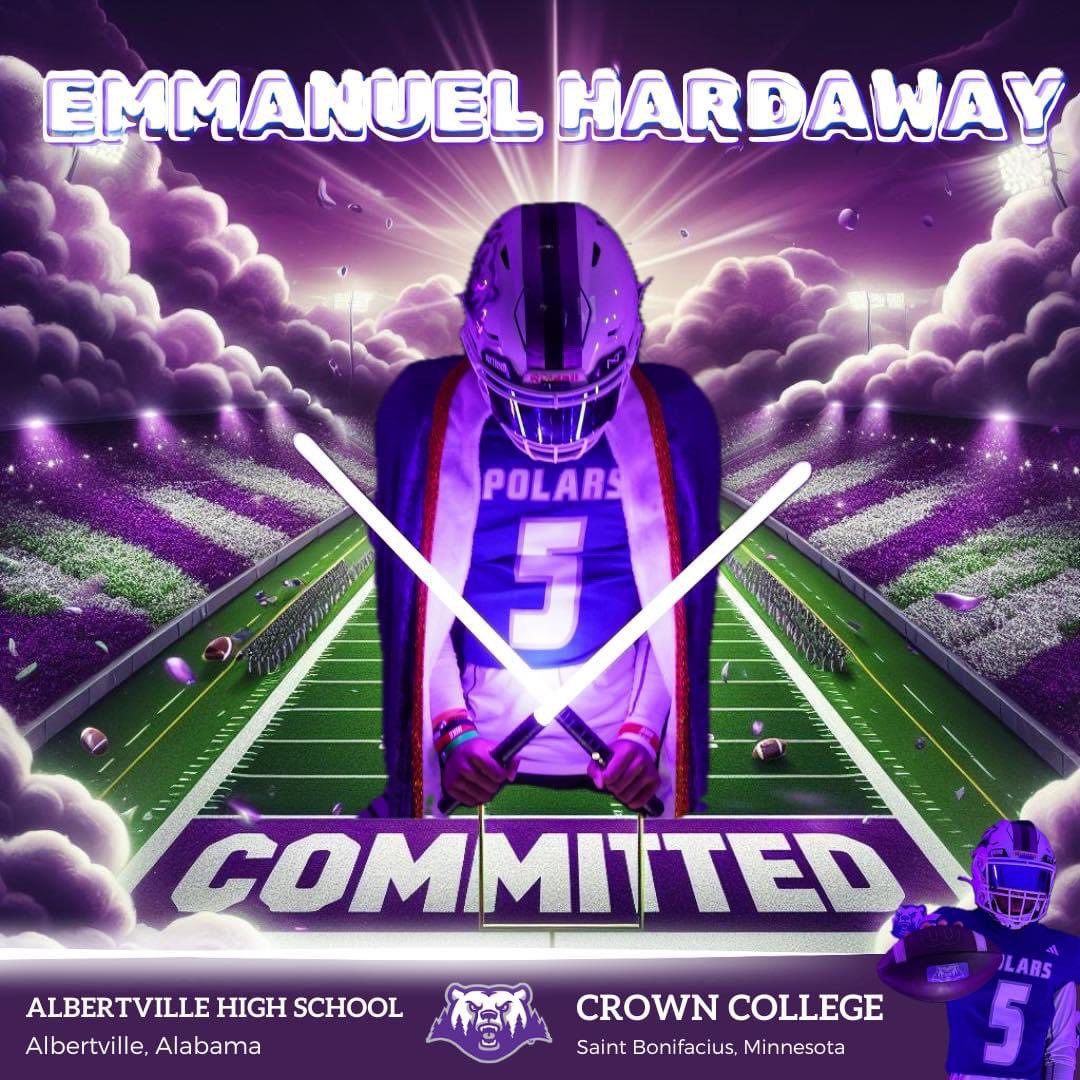 Emmanuel”Eman”Hardaway 😴⭐️ (@emmanuelhardaw4) on Twitter photo I want to thank god for giving me the opportunity and Ability to play the sport I Love.I also want to thank my family i am beyond blessed and grateful 1000% all in 💜🤍<a href="/AlbertvilleFB/">Albertville Football</a> @AggiesCoachCal <a href="/CoachHarperFB/">Tony Harper</a> <a href="/CoachBertBrowne/">Bert Browne</a>
<a href="/_Coach_Franz/">Coach Franz</a> <a href="/CoachMayo97/">Abraham Mayo</a> <a href="/EShourds5/">Eric Shourds ✝️</a> #LLJJ58 I want to thank god for giving me the opportunity and Ability to play the sport I Love.I also want to thank my family i am beyond blessed and grateful 1000% all in 💜🤍<a href="/AlbertvilleFB/">Albertville Football</a> @AggiesCoachCal <a href="/CoachHarperFB/">Tony Harper</a> <a href="/CoachBertBrowne/">Bert Browne</a>
<a href="/_Coach_Franz/">Coach Franz</a> <a href="/CoachMayo97/">Abraham Mayo</a> <a href="/EShourds5/">Eric Shourds ✝️</a> #LLJJ58