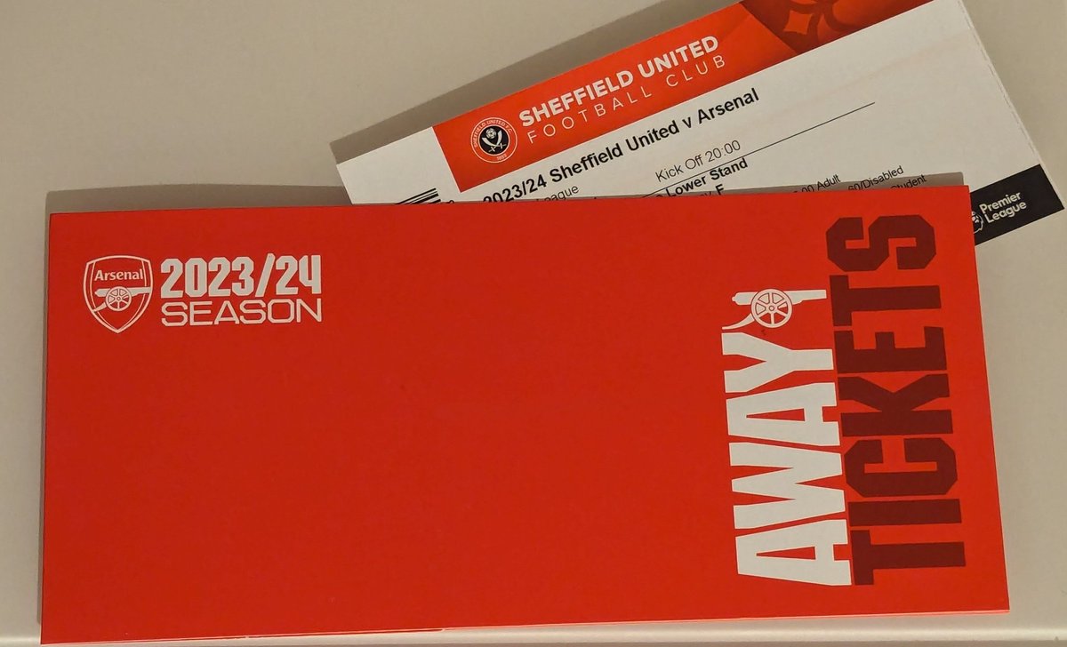 XGH_7's tweet photo. Who fancies a nice trip to Sheffield?

1 ticket available for:

Sheffield United v Arsenal
Premier League
Monday 4th March 2024
Kick Off: 20:00 UK Time
To be played at Bramall Lane, Sheffield.

Face value £31.65 + £7.35 special delivery.

Trusted seller 👍🏼

#AFC https://t.co/kjZgbuq4qf