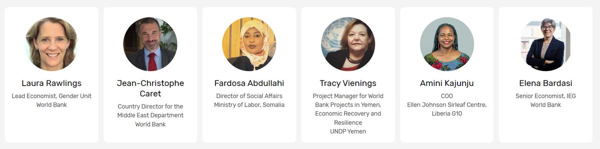 WorldBank_IEG's tweet image. 🌐 EVENT | #FragilityForum
📅 February 27 | 1:30PM ET.

Catch IEG&apos;s Elena Bardasi present live during the session “#Gender Equality in Fragile, Conflict, and Violence (#FCV) settings: Moving from Humanitarian Responses to Creating Resilience.”

Register: bit.ly/3wtHeKm