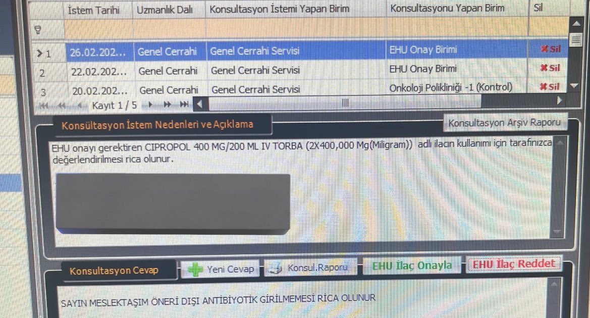 emrahgl52's tweet photo. Hayır cerrah adam her istediğin antibiyotiği başlayamazsın https://t.co/Xj2RSzClh5