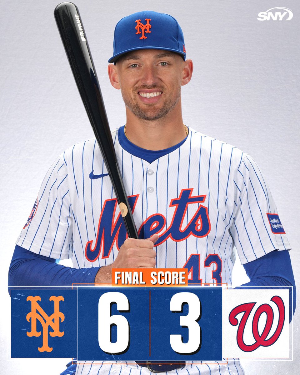 The Trayce Thompson game. Trayce Thompson drives in 5 of the 6 runs as the Mets beat the Nationals!