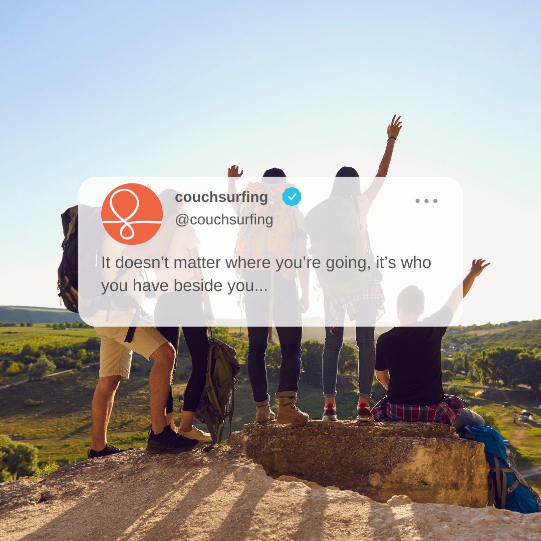 Couchsurfing tweet media