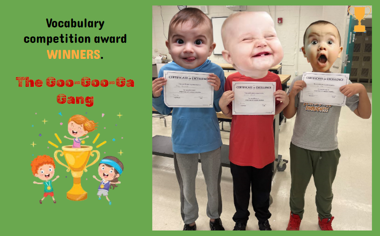 dpcte2245's tweet photo. Vocabulary competition winners received their Certificate of Excellence award for 1st place. Great job. https://t.co/Wg6QdqSjAT