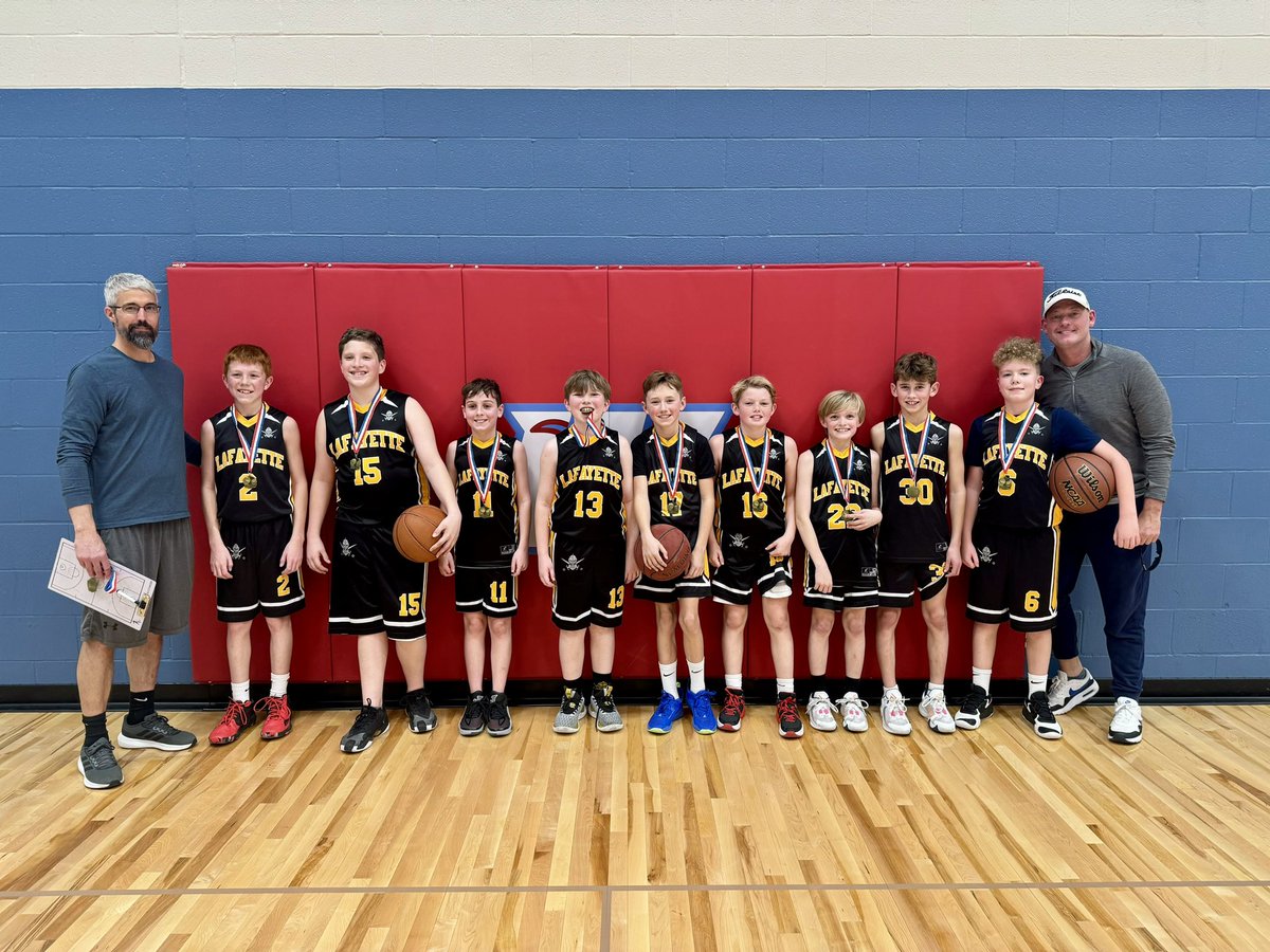 Congrats to our 5th grade squad on an excellent tournament over the weekend!!