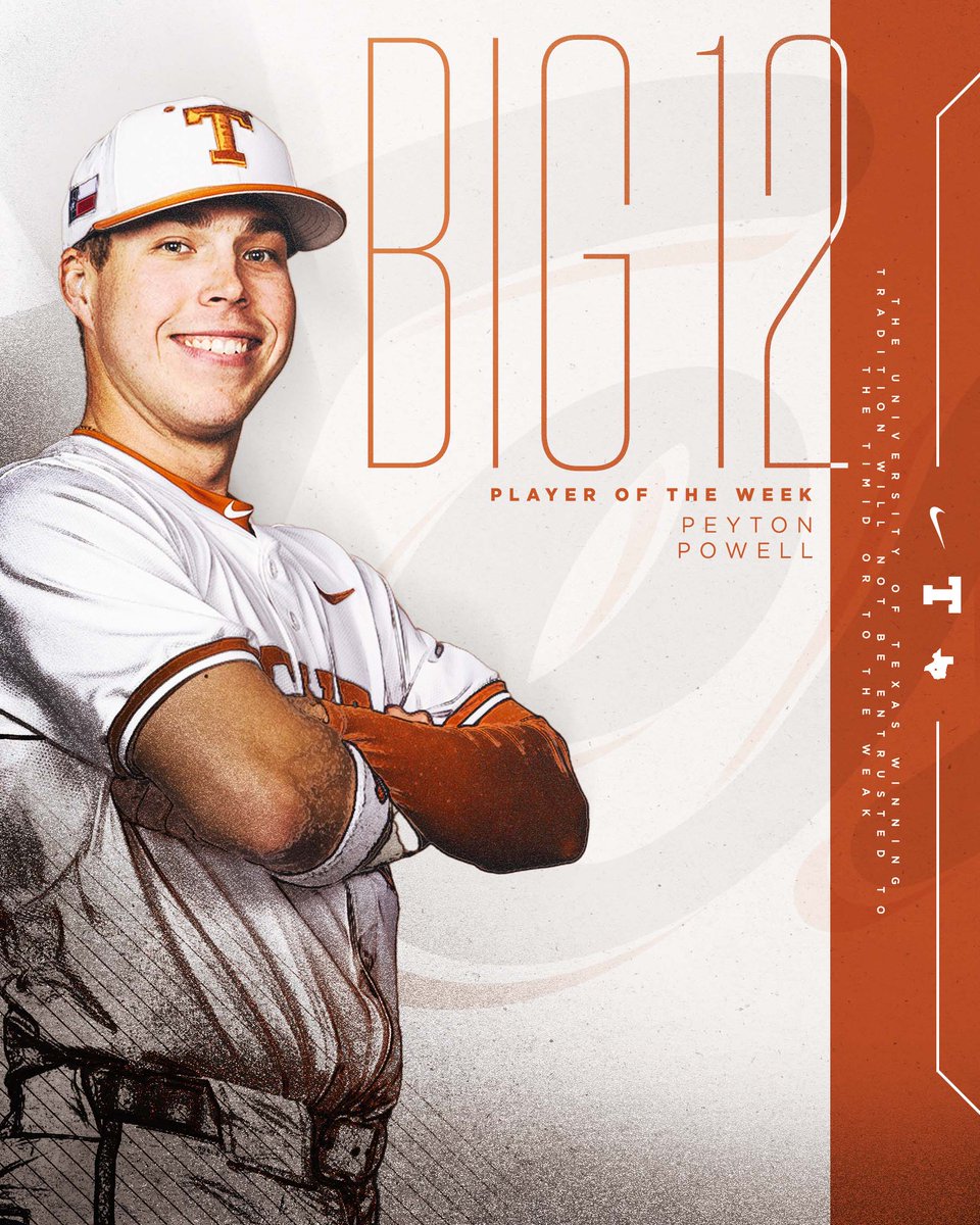 TexasBaseball's tweet photo. Lee shoved and Powell raked.

https://t.co/Fl8qWJS48j | #HookEm https://t.co/cPKG6yIrRb