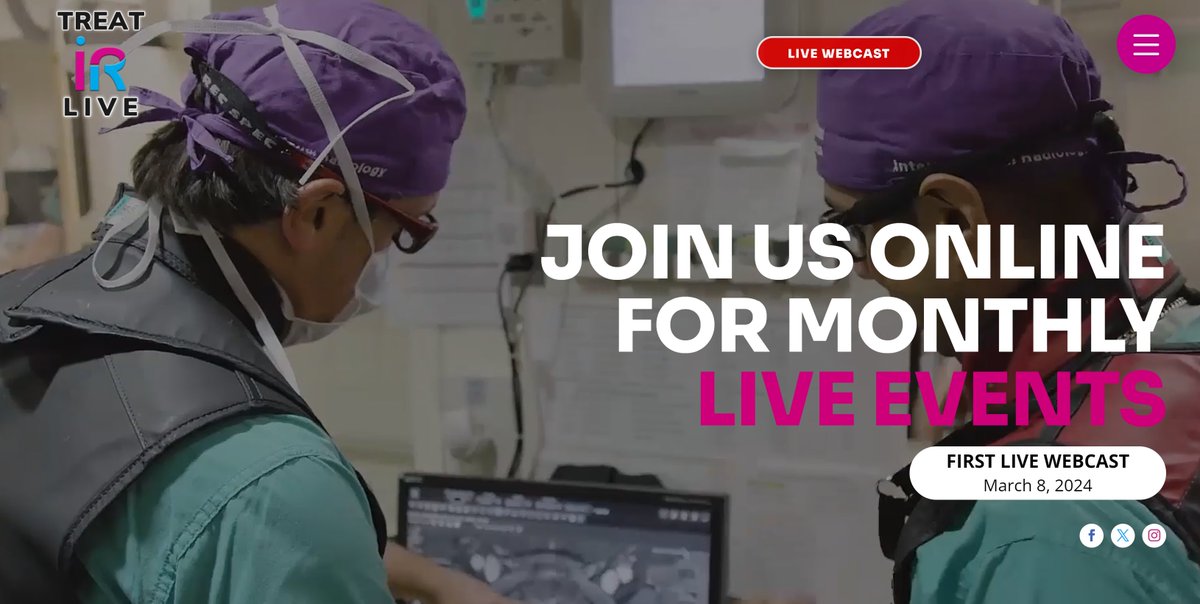 #TREATLive is back and better than ever! Join us on March 8 for our new monthly live case series! Up first: PAE with glue! #justglueit @MountSinaiIR @IcahnMountSinai @MountSinaiDMIR @SIRspecialists HERE: treatsymposium.com