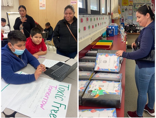 Roadrunner93241's tweet photo. We love to highlight our AVID school culture which supports high quality instruction and innovative learning! Thanks for visiting MAS families! "Together we achieve excellence!" #WeAreLESD #SomosLESD @lamont_district https://t.co/LXQNXDb9IR