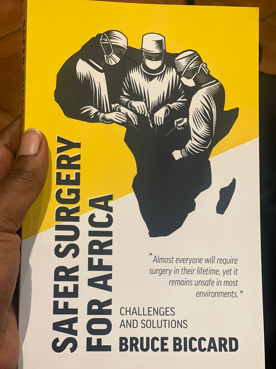 Safe & affordable surgery is core to healthcare but ~95% of Africans do not have access. Prof @BruceBiccard presents strategies to address this public health crisis in his new book #SaferSurgeryAfrica @AfricanSOS #GlobalSurgery #APORG Access more info👉asos.org.za/index.php/book