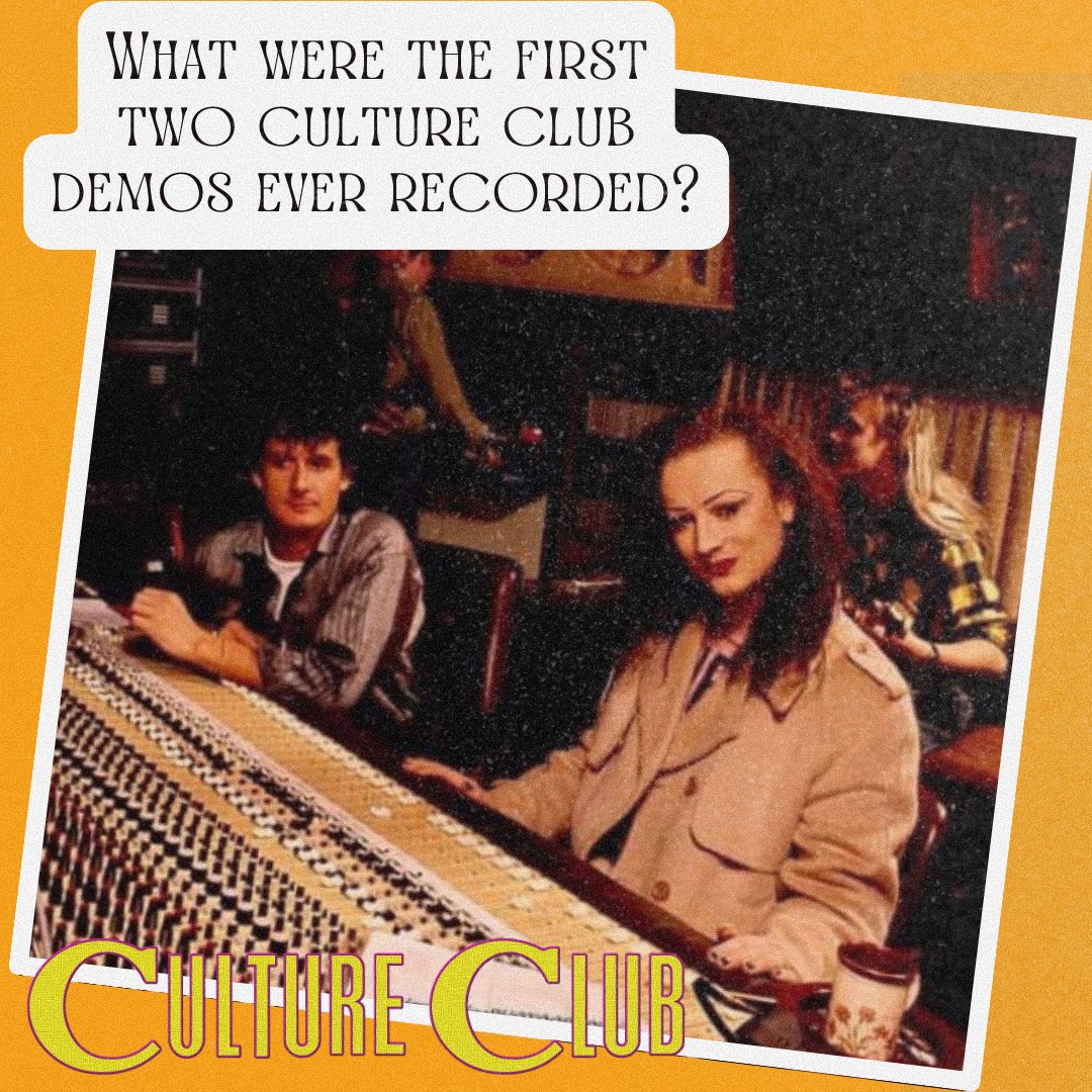 What were the first two Culture Club demos ever recorded? Comment your answers down below! 🎤🎧