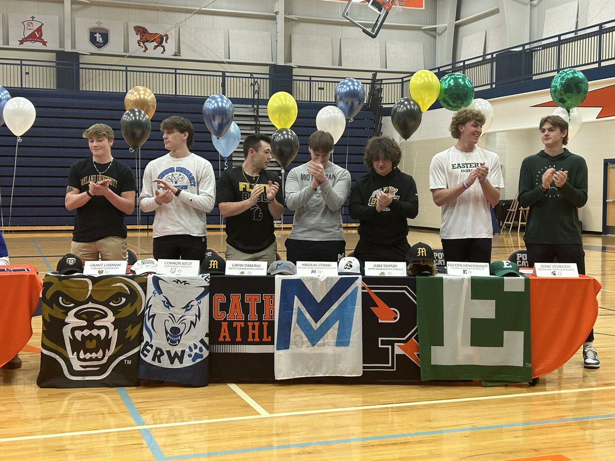 Big shoutout to all the current and former prime players who shone at Flint Powers Catholic Signing Day! 🌟 So proud of these young athletes who've been pivotal to USA Prime Michigan's journey and our ongoing mission over the years. All have changed the game for future