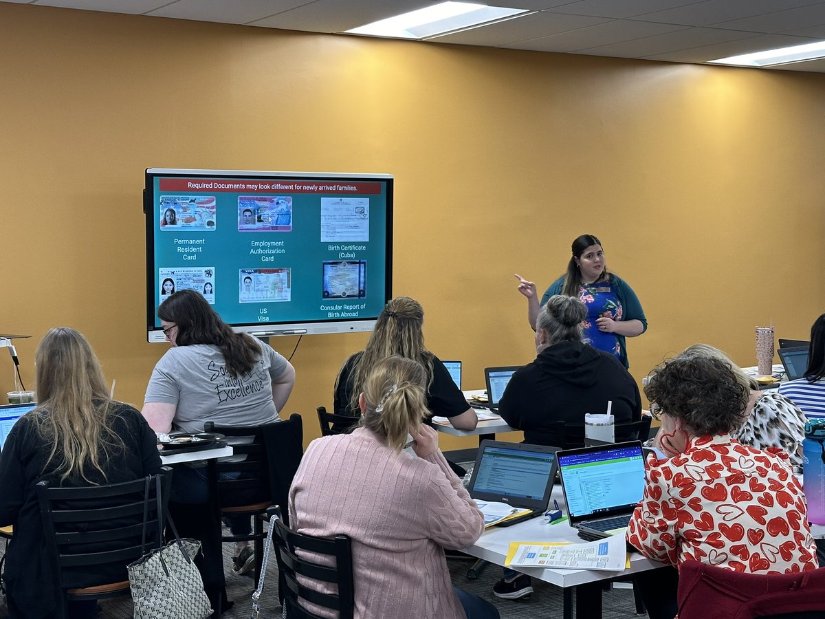 DrJillHandley's tweet photo. An inclusive environment starts w/a family’s first encounter w/a school. We are grateful to all of our ML School Rockstars who work in the front office to create a warm and welcoming environment and who engaged in our ML Scaffolded Support for Registration &amp; Enrollment training https://t.co/L9phNUs2AY