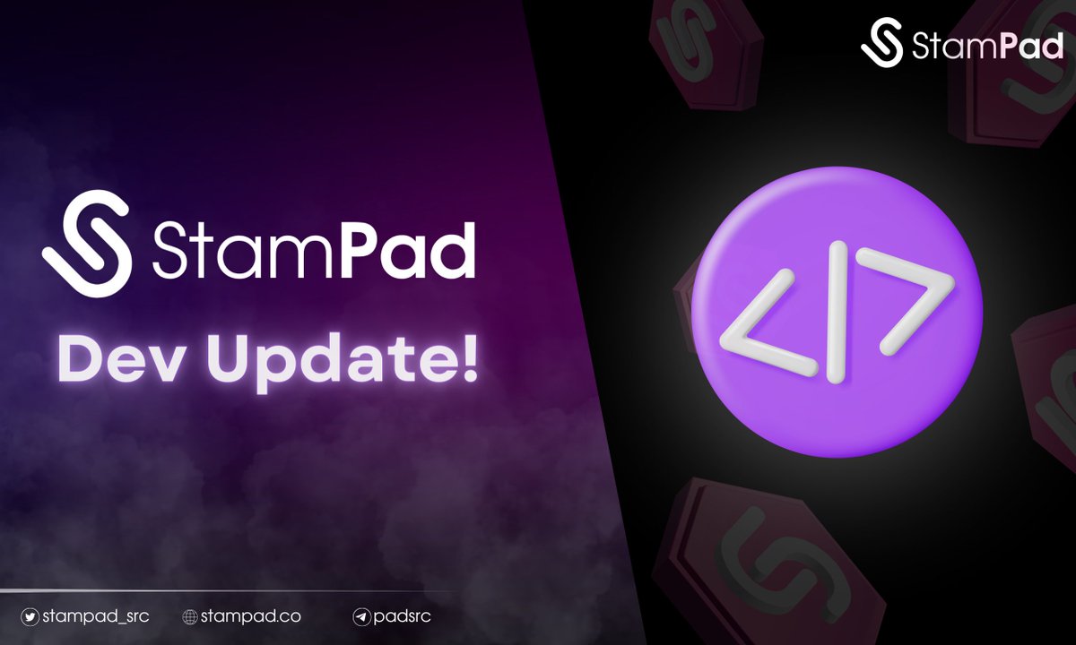 🟣Weekly Dev Update! 🚀

🛠Exciting strides in our development journey as we near internal testing for the StamPad launchpad platform! Backend integration has progressed significantly, nearing completion by week's end. Frontend and backend connections are nearly finalized, paving