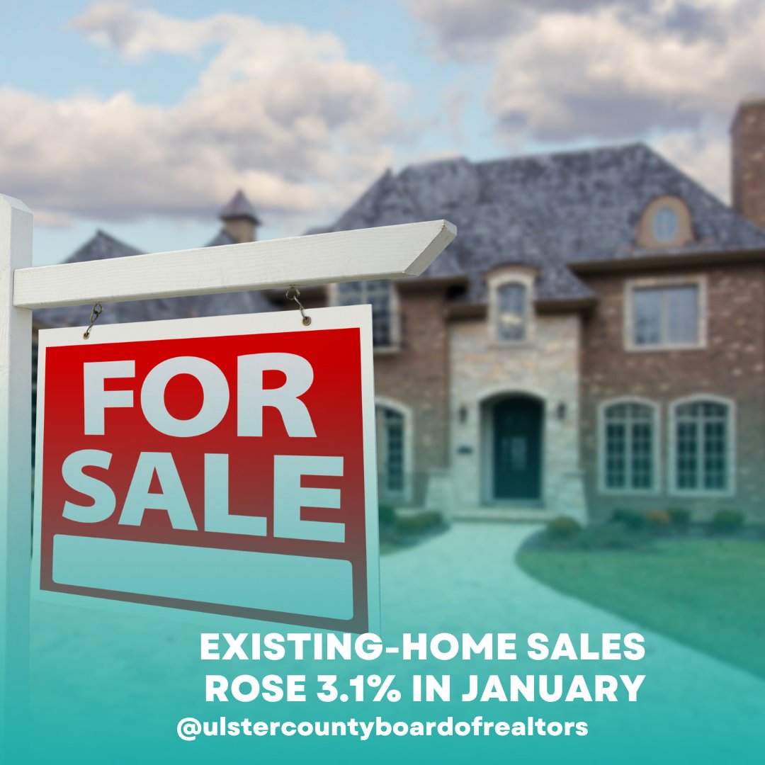 Great news! Existing home sales showed growth in January, with positive trends in the Midwest, South, and West regions. Lower mortgage rates are attracting buyers, leading to a record median home price. Let's keep this momentum going! 🏡 #realestate #realtors #nyrealestate
