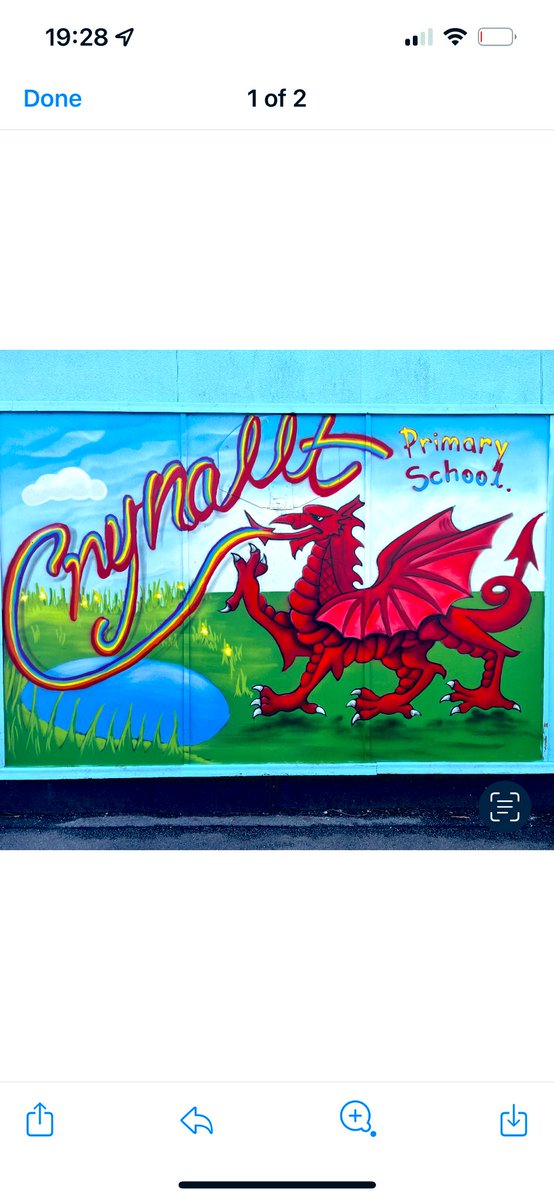 CrynalltPrimary's tweet photo. Diolch yn fawr iawn @JenksArt1 for getting our Eisteddfod celebrations off to a great start with this fantastic piece of Artwork !Da iawn to the winner who designed it too (to be revealed on Friday!)😃
#Cryp3456
#CrypCreativeEnterprising https://t.co/laN1xHiULN