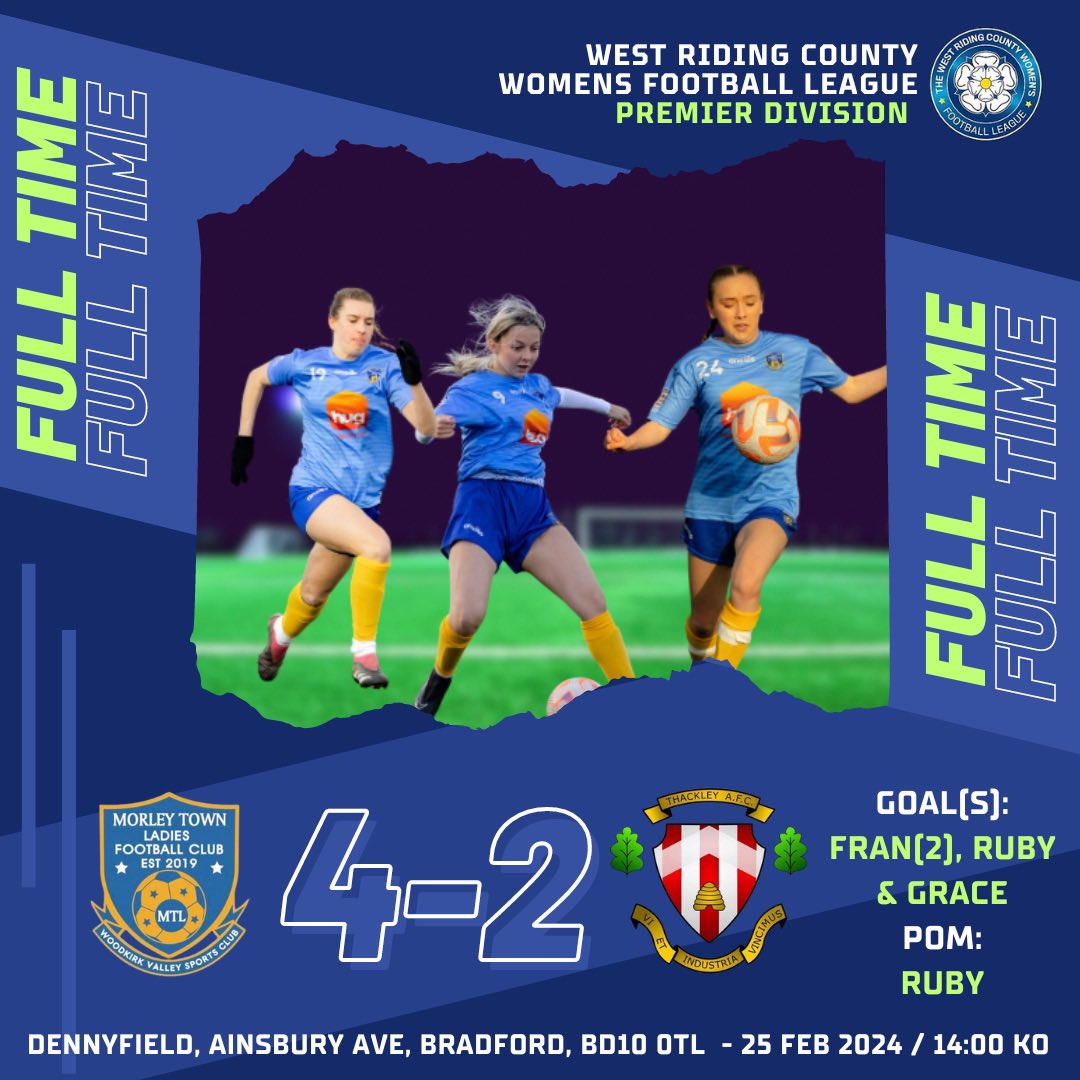 Morley Town Ladies FC (@morleytownlfc) on Twitter photo 